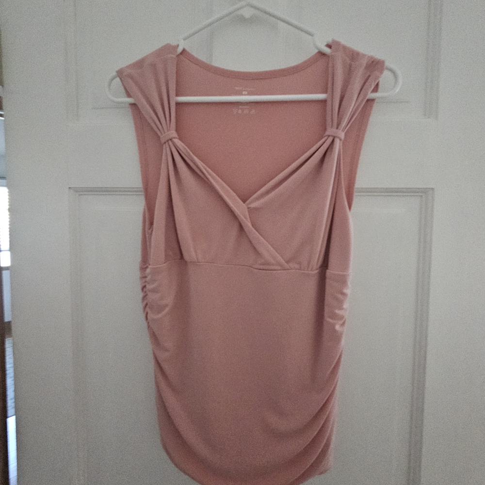 Pink Sleeveless Top